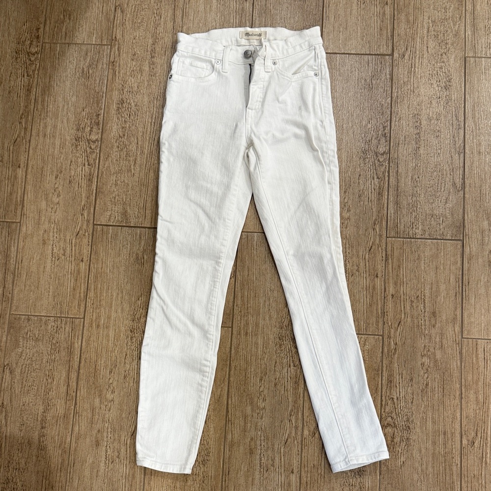 Madewell Women's Crisp White Skinny Jeans